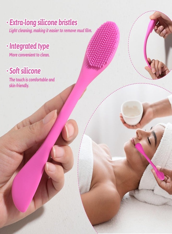 JPNK Face Sponges Cleansing Exfoliating Facial Sponges for Facial Mask Tools Removing and Makeup Remover Pads Set (Pink) - Image 5